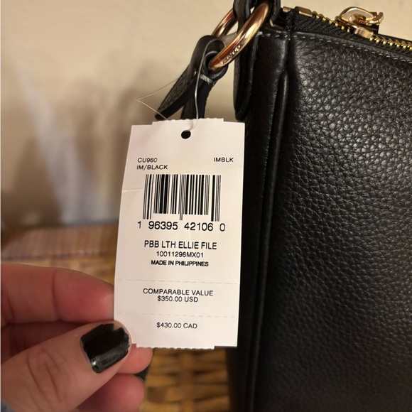 Coach Black Pebbled Leather Crossbody Bag - Picture 3 of 6